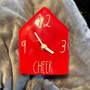 Red Cheer Wall Clock